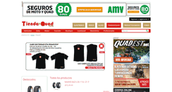 Desktop Screenshot of 4xquad.tiendadequad.com